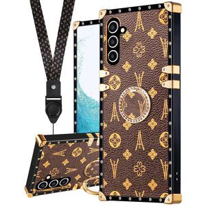 Galaxy S24 Case Ring Stand Holder And Lanyard Stylish Cover, 20G-184PH015